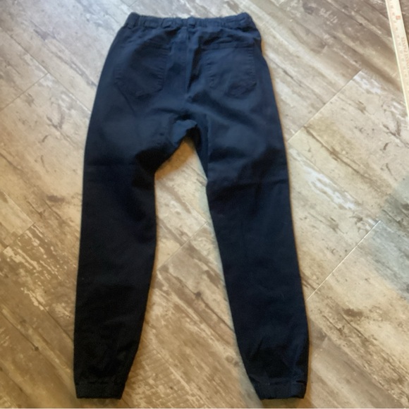 Freedom Industries Dark Blue Pants Joggers Tapered Leg Drawstring Men’s Large - Picture 5 of 8